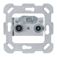 Intérieur pour prise R/TV/SAT Hager avec plaque de fixation