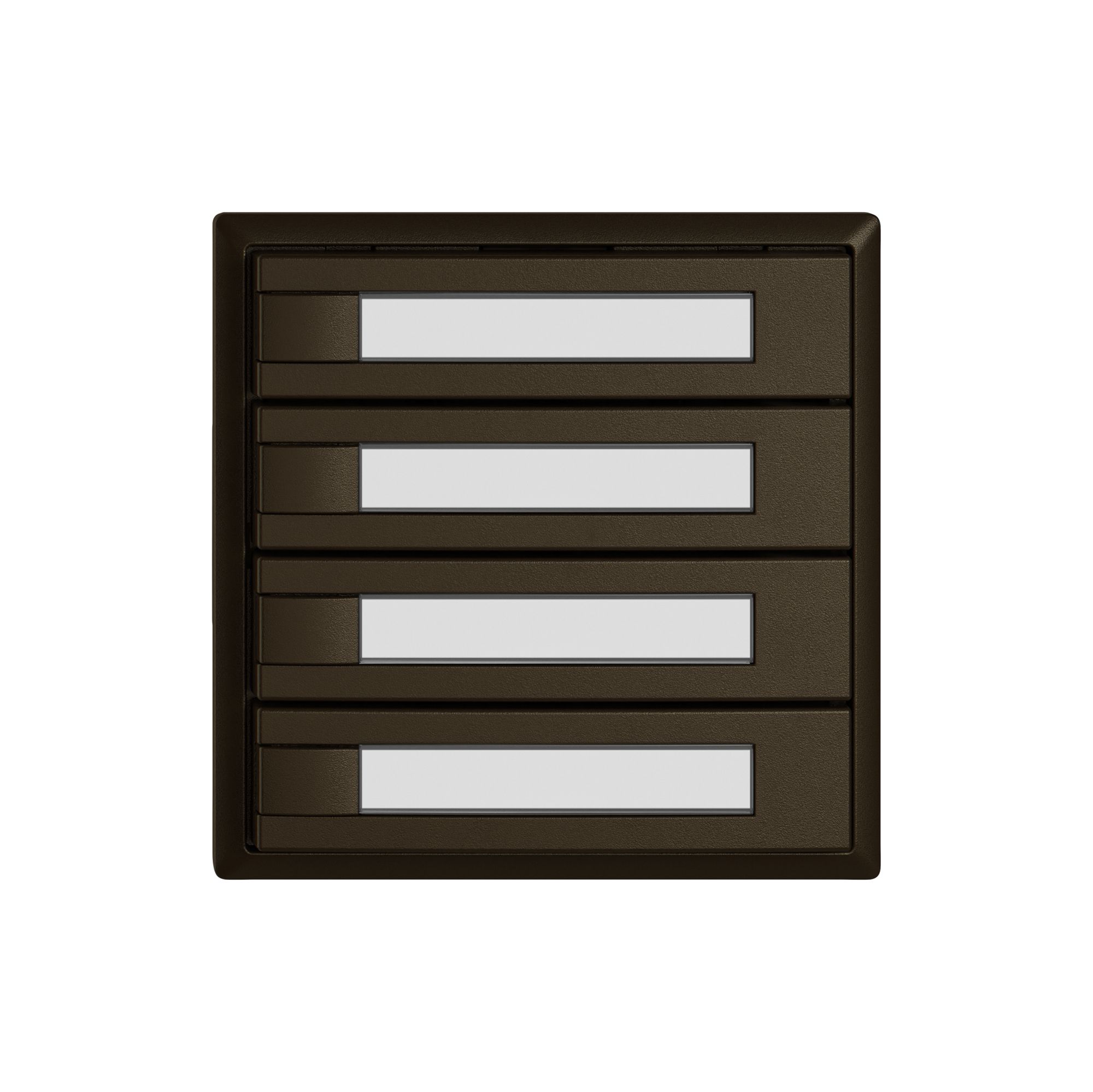 Pulsante KNX RGB EDIZIO.liv SNAPFIX® sensore temp.s.LED targ.4× com.1T ma