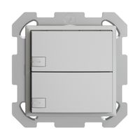 UP-KNX-Taster RGB EDUE, 250mW, m.RGB-LED, 2×Taste, 1×Tastenb., hgu