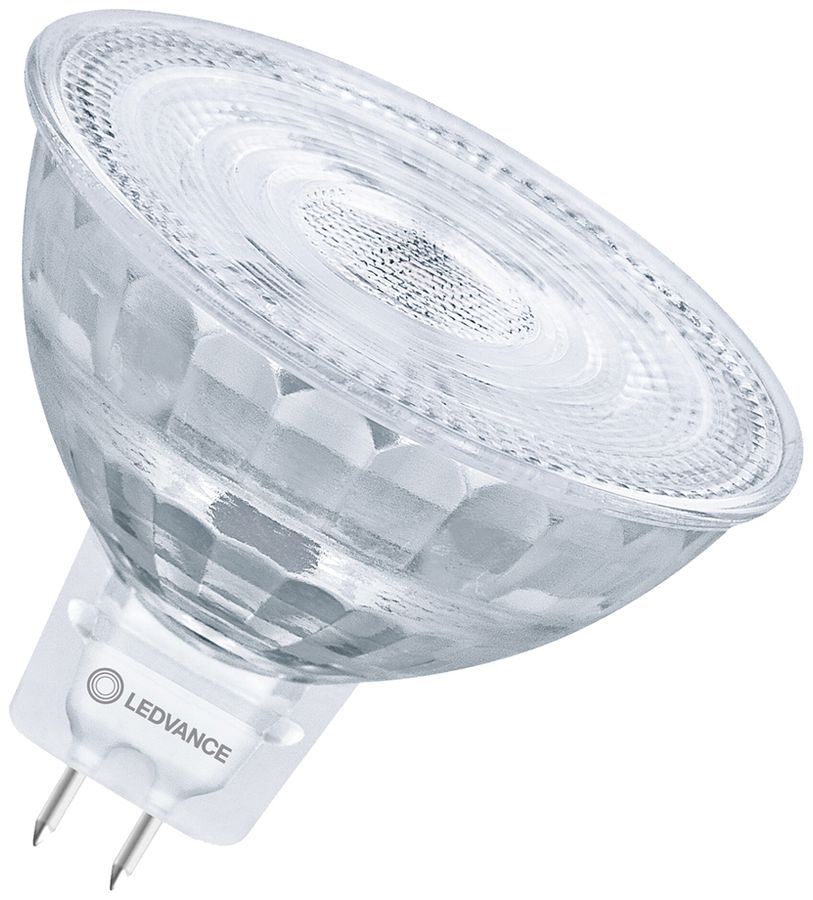 Lampe LED LEDVANCE GU5.3 3.4W 230lm 4000K VAR Ø50×44mm MR16 clair 36°
