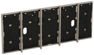 Cadre BUS Living Now MyHOME 4+1 modules montage sur prise 4 modules sand