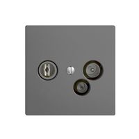 Datendose TV-R DD11 5…65MHz EDIZIOdue dunkelgrau