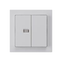 Frontset kallysto hellgrau mit 1 Linse 60×60mm