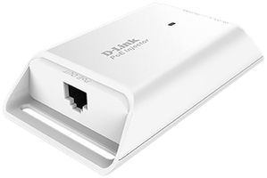 Iniettore PoE D-Link DPE-101GI, 1×10/100/1000Mbit/s IN/OUT, max. 15W