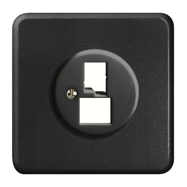 UP-Frontset Standard schwarz für DSL-Breitband Dose