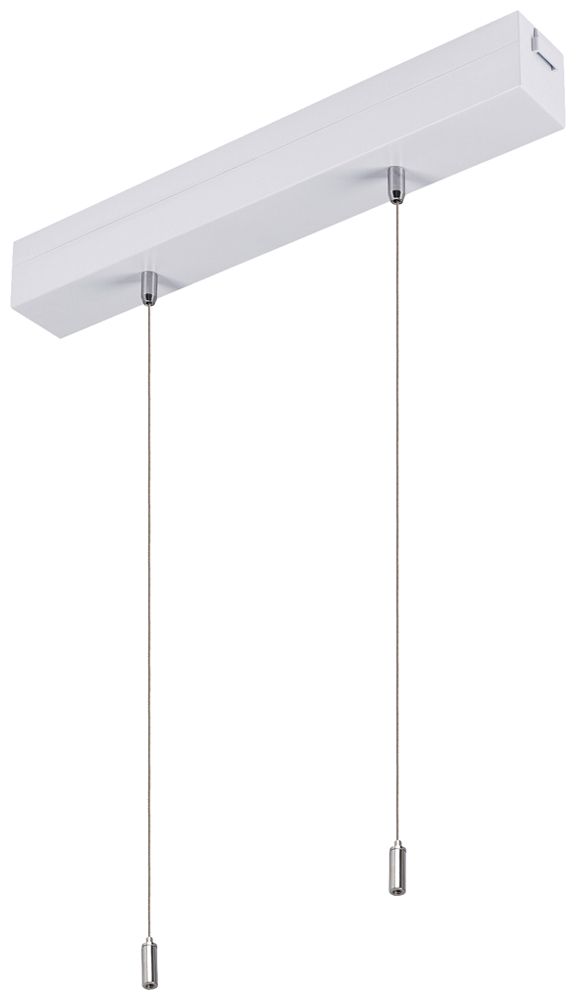 Kit de suspension à corde SLV P-LIGHT 800mm acier blanc