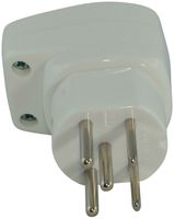 Stecker Warob T15 Einführung vertikal weiss