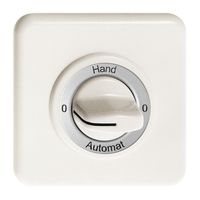 Kit front.ENC 0-Hand-0-Automat pour interrupteur rotatif blanc