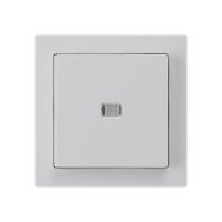 Contact à poussoir lumineux ENC kallysto AR/2P gris clair