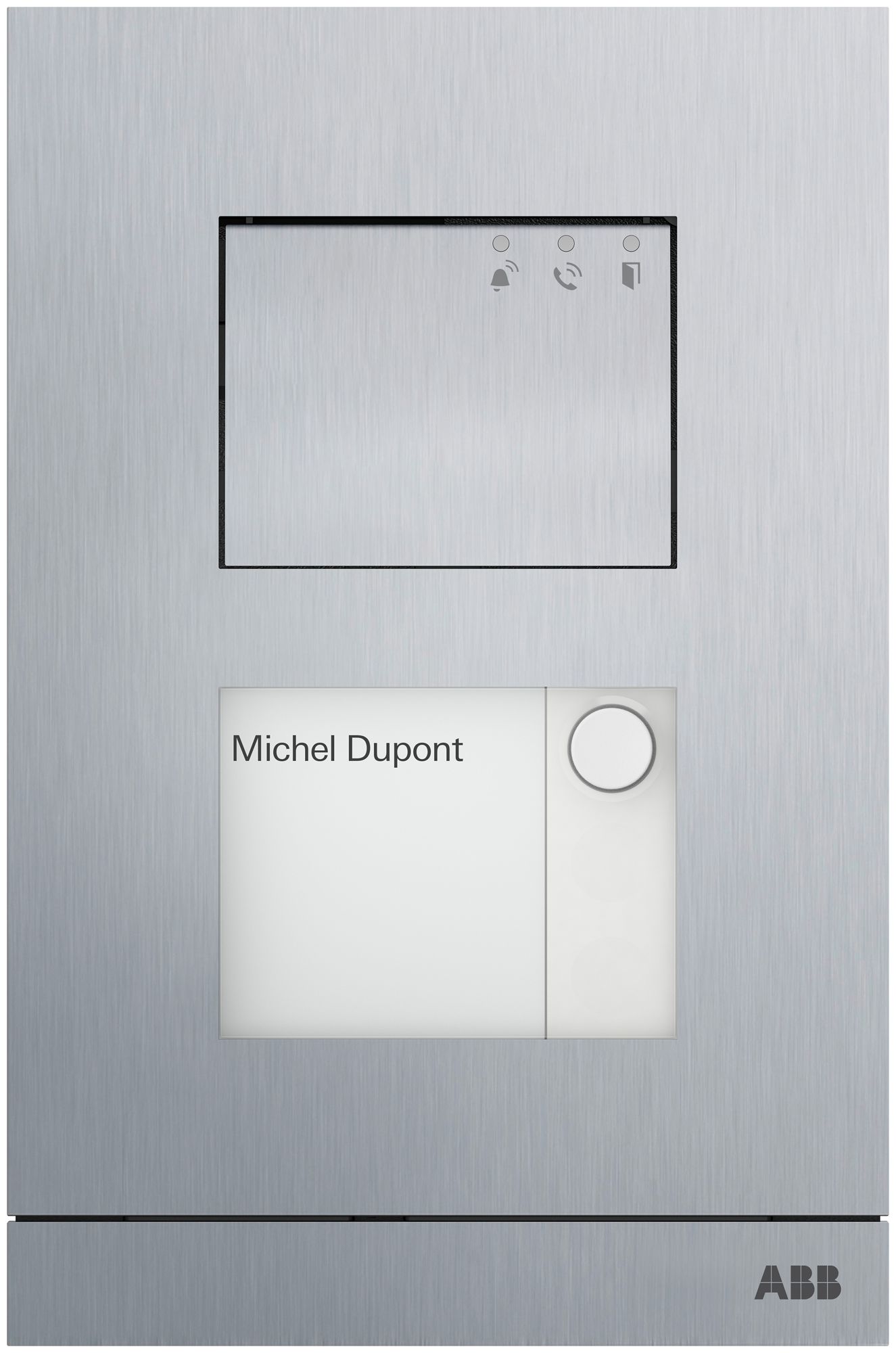 Station de porte audio ABB-Welcome A21051P1-A-04 1×bouton alu 205×135×18mm