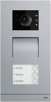 Station de porte vidéo ABB-Welcome A21381P3-S-04 3×bouton acier 277×135×43mm