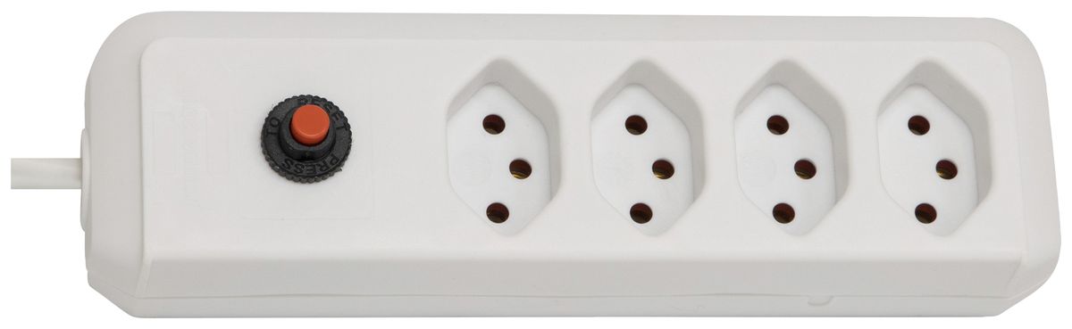 Prise multiple cleverLINE reset 4×T13 3m H05VV-F 3×1mm² bc