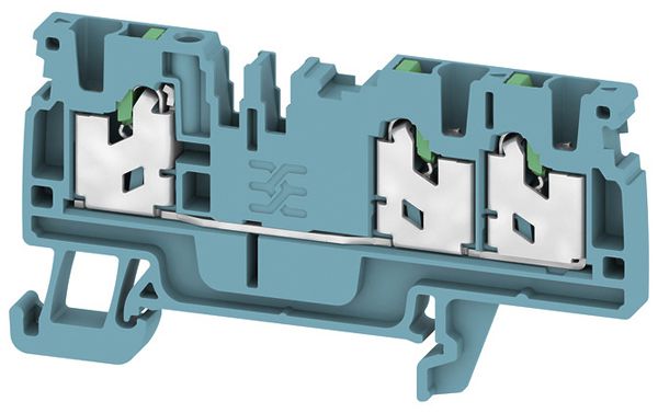 Borne de passage Weidmüller S3C 2.5 BL SNAP IN 2.5mm² bleu