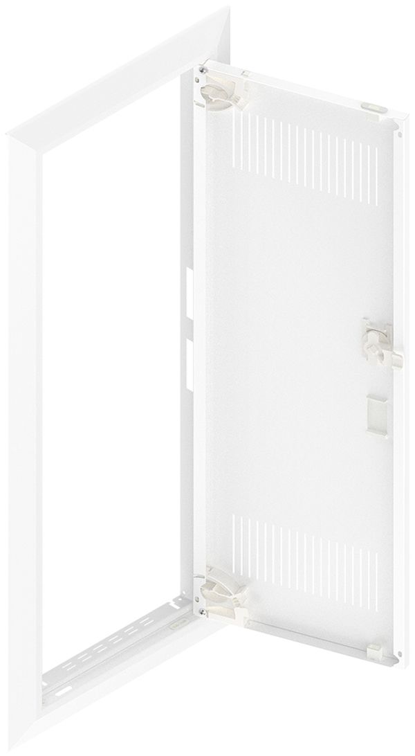 Porta con fesura e cornice SE Pragma bianco per 1parte/5file