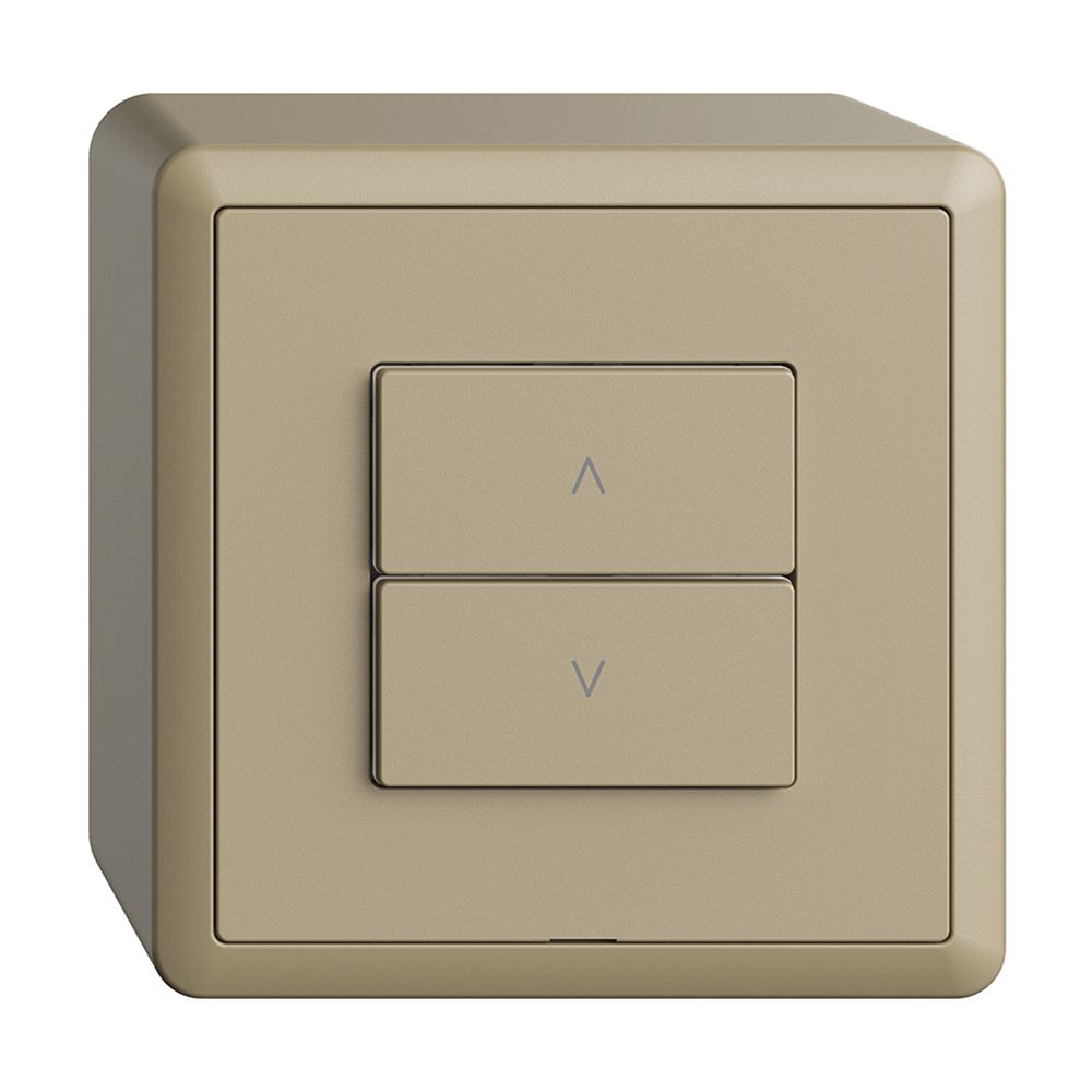 Interrupteur stores AP 1K/2T Edue Wiser sand