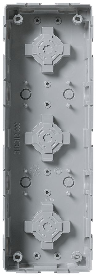 Scatola INC Siedle, materiale plastico, 100×300×50mm, grigio