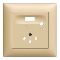 Frontset EDIZIOdue sand 88×88mm T12 FI