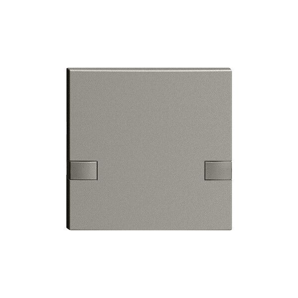Touche 1/1 KNX/électron.s.LED EDIZIOdue 2× commande simple, gris foncé
