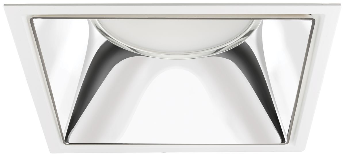 Downlight LED Sylvania Solstice 200 17W 2400lm 940 IP20/40 70° DA 215×215 arg/bc