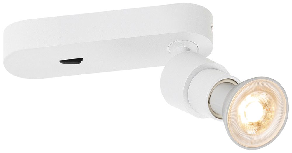 Spot SLV PURI 2.0 Basic CW GU10 1×6W REG 150×42×80mm bianco