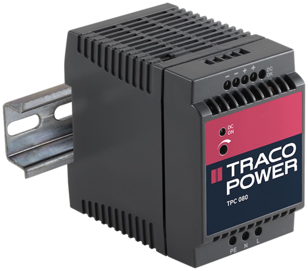 EB-Netzteil Traco TPC 080-148, 80W 1.7A 48VDC 63×90×96.5mm