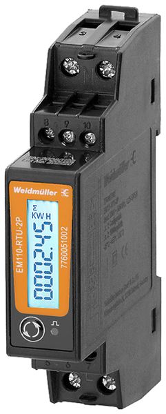Contatore d'energia AMD Weidmüller EM110-RTU-2P 176…276VAC