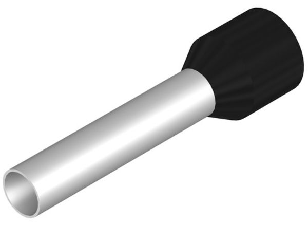 Estremità di cavo Weidmüller H isolata 6mm² 18mm nero sciolto