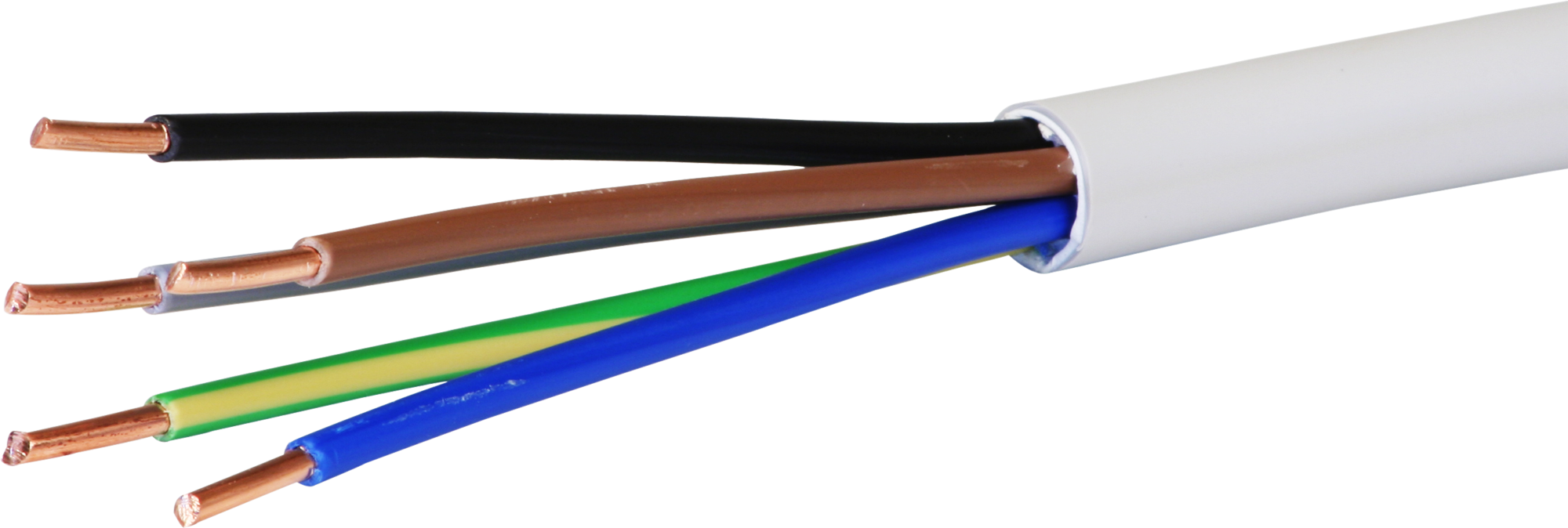 Installationskabel FE0 5×6mm² 3LNPE grau Dca