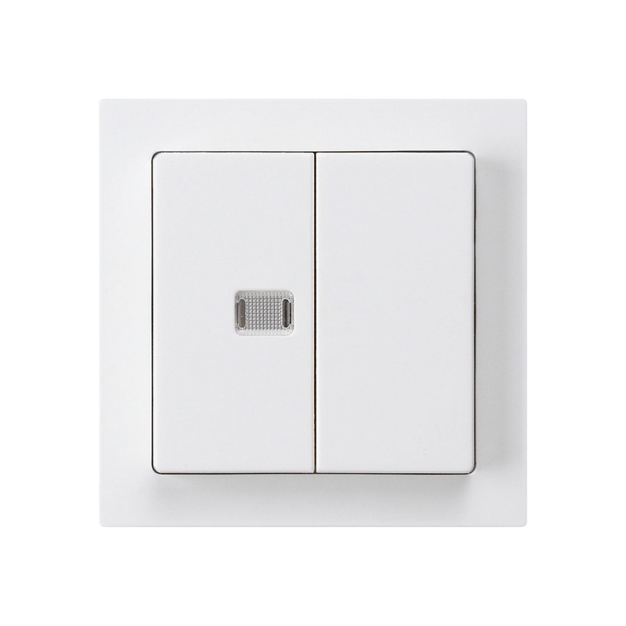 Frontset kallysto weiss mit 1 Linse 60×60mm