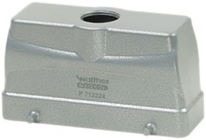 Steckergehäuse Walther PROCON P712224, Gewinde 1×M25, H=65mm, Al