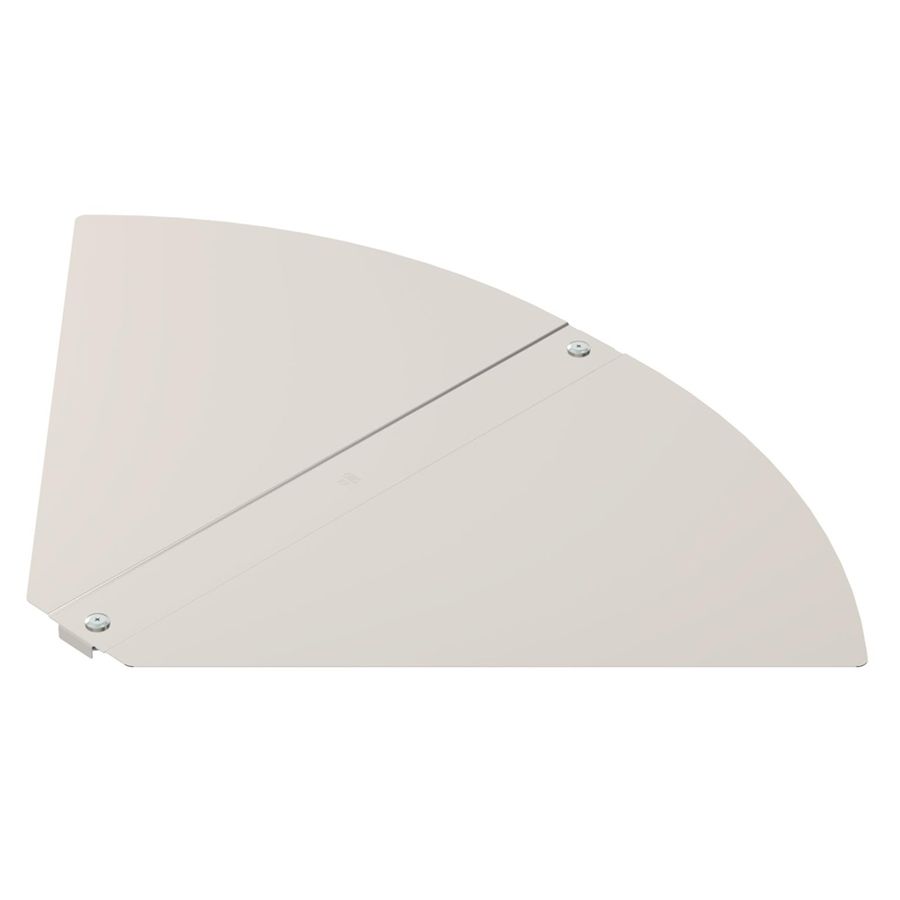 Couvercle BET RBD W p.coude réglable 600mm acier fin A2 brut