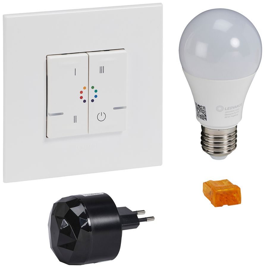 Starterpaket Legrand Arteor with Netatmo 1×Multicolor 2×3L×2.5mm² 1×LED E27