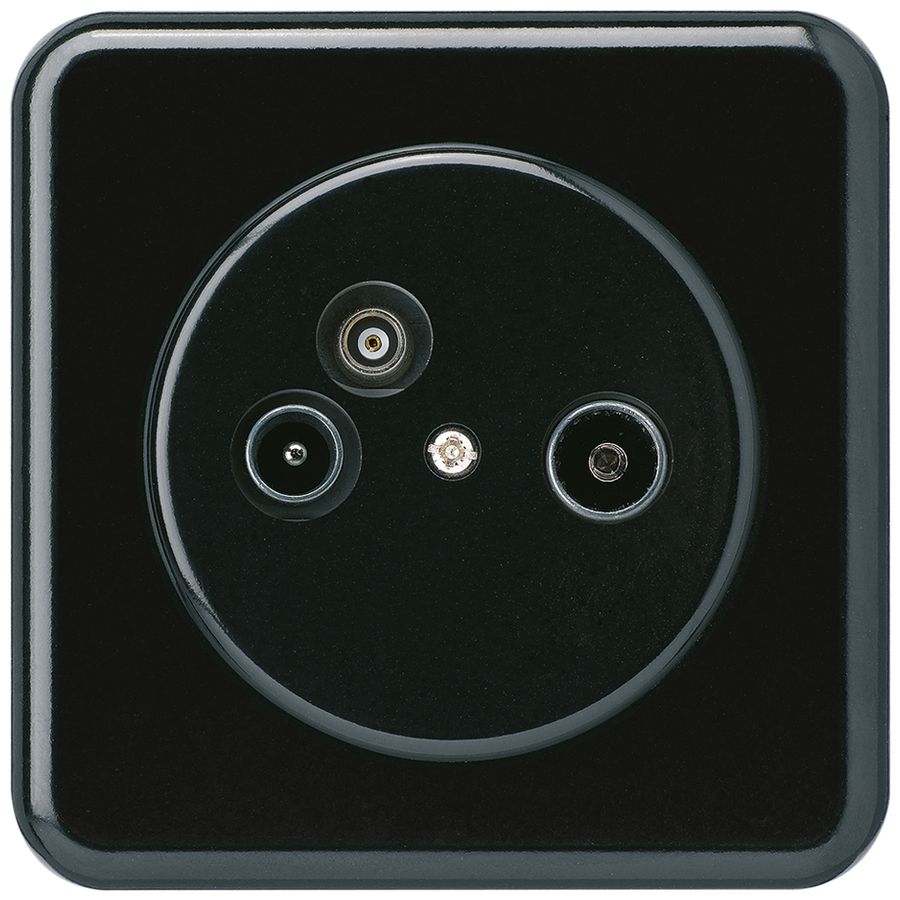 UP-Antennendose TV-R-Daten basico C 2GHz 11db schwarz