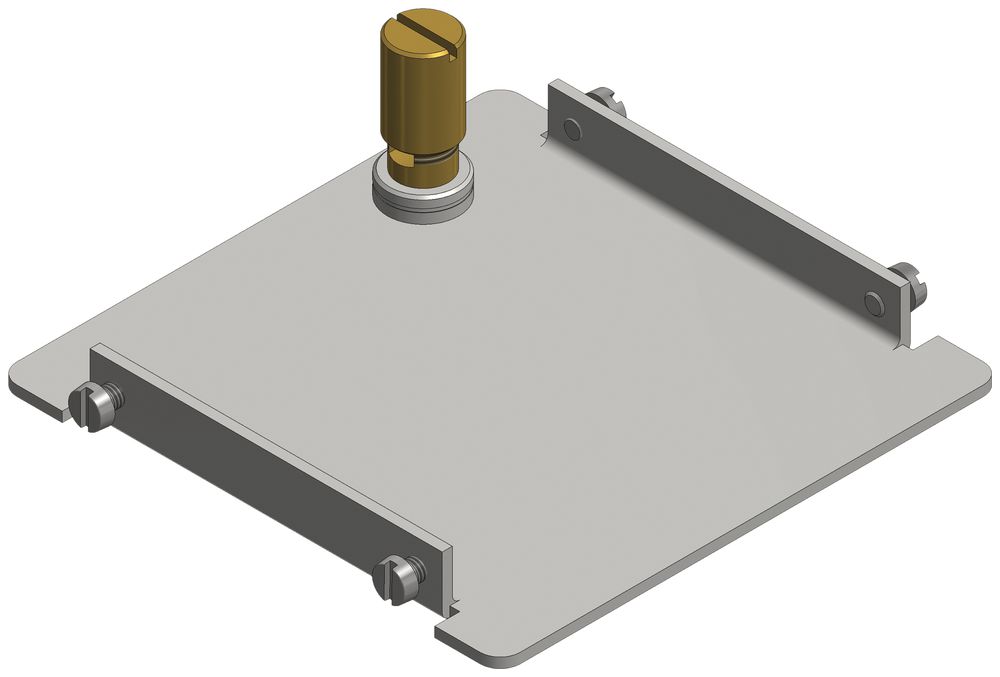 Bodenplatte Woertz geschlossen grau