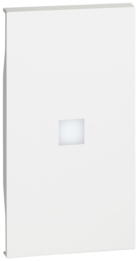 Cache de touche Living Now 2 modules avec grande fenêtre d'éclairage blanc