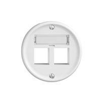 Montageset Sdue, Geradeauslass für 2×Keystone weiss