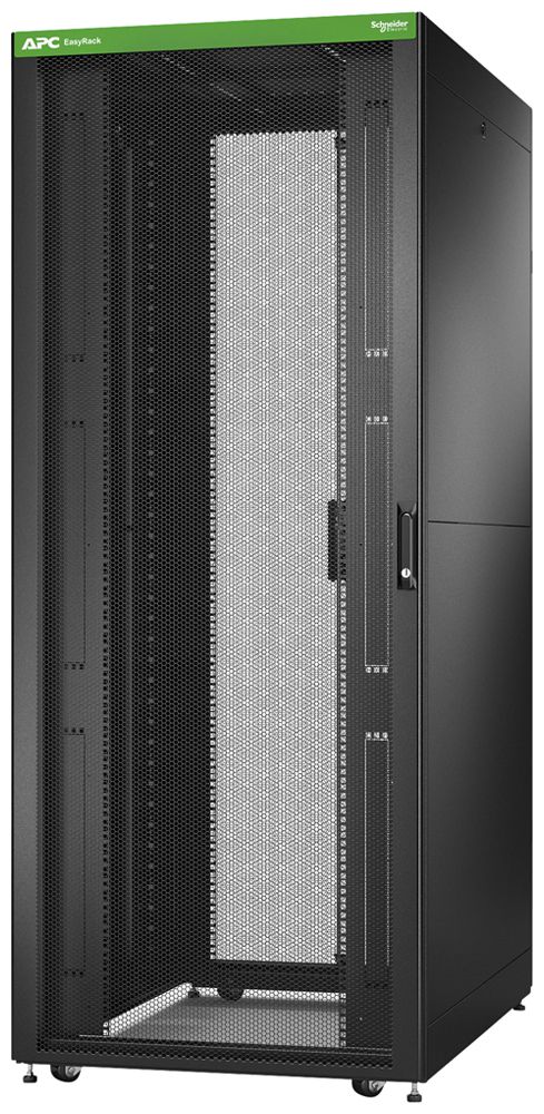 Netzwerkschrank Easy Rack 800mm/42HE/1100mm mit Seitenwände schwarz