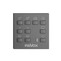 UP-Montageset EDIZIOdue F zu Voxnet mit 10 Tasten & IR-Fenster, dunkelgrau