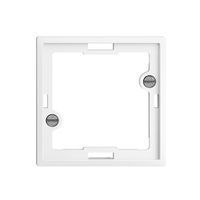 Placca frontale EDIZIOdue bianco per lampada spia piatta