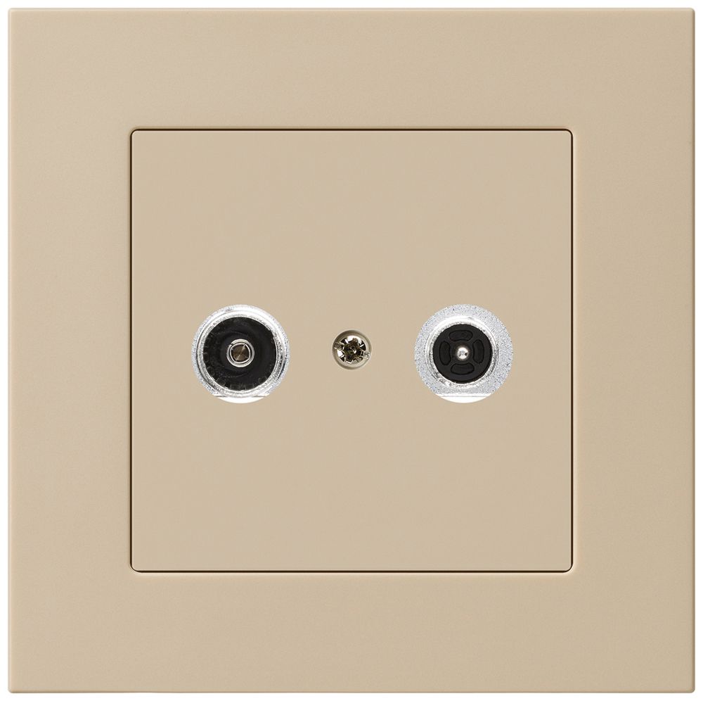 UP-Antennendose kallysto.pro R/TV 19dB 2GHz beige