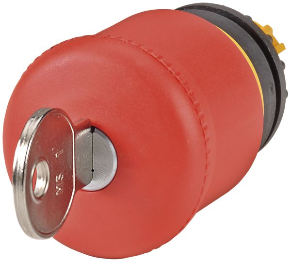 Tête de commande ETN pour bouton arrêt d'urgence rouge