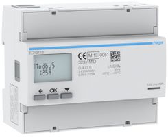 REG-Energiezähler HA ECR311D 3P direkt 125A Modbus MID Import+Export 2T+8T