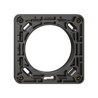 NUP-Montagerahmen NEVO, 1×1, mit Moosgummidichtung, 87×87mm, schwarz