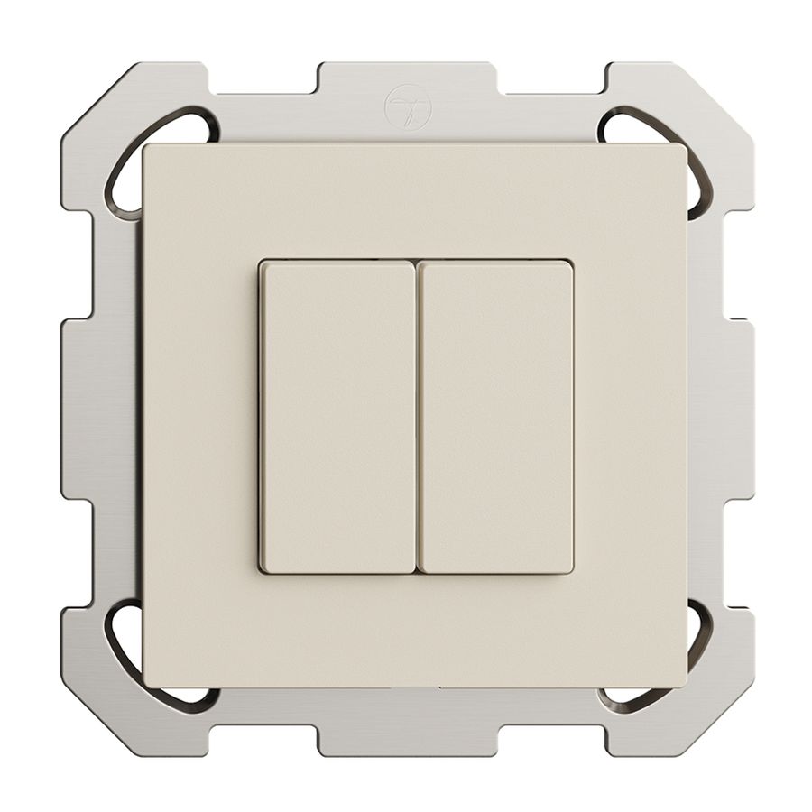 Interrupteur ENC 2K/2T WLAN Edue Wiser crema