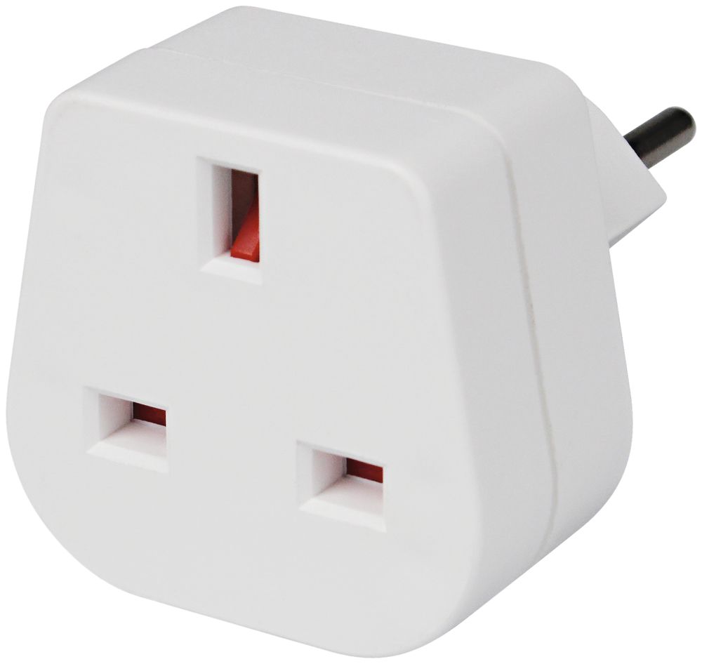 Adapter Steffen GB Kupplung Stecker T12/13 10A mit Sicherung