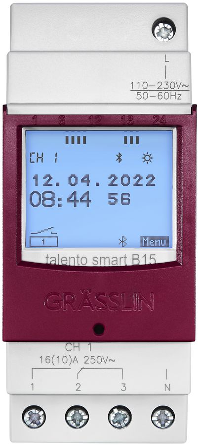 REG-Schaltuhr digital talento smart B15, 1-Kanal