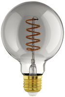 LED-Lampe Eglo CONNECT.Z E27 4W 2000K G95 klar schwarz Bt/BLE DIM Ø95×140mm