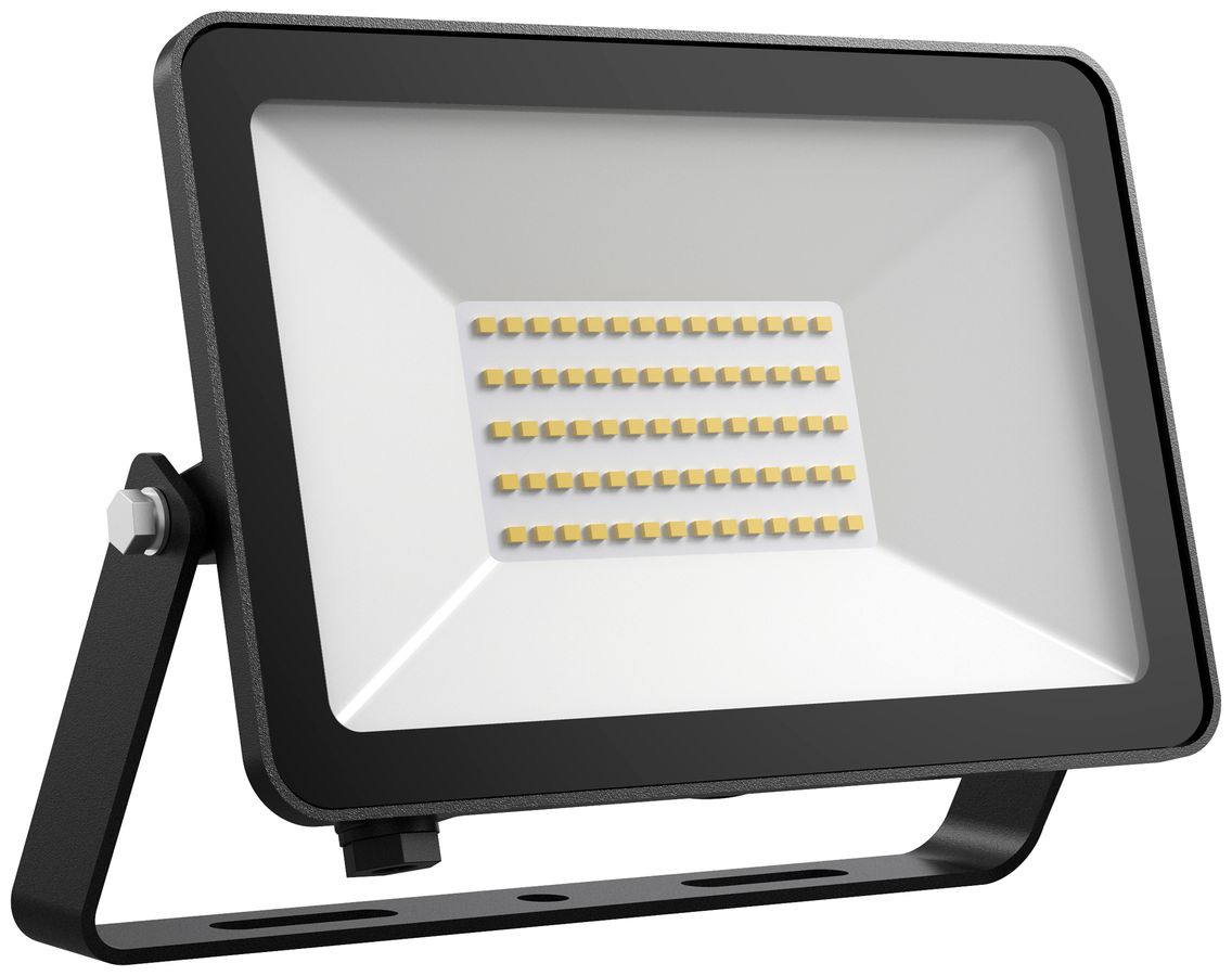 Projecteur LED DOTLUX FLOORslim 50W 5650lm 3000K 120° noir