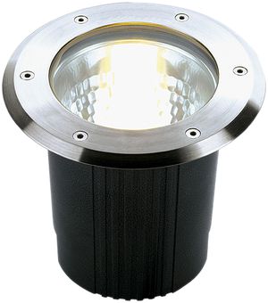 EB-Bodenleuchte SLV DASAR 215, E27 80W rund IP67 Edelstahl