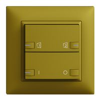 Set frontale INC EDIZIOdue zepAIR ON/OFF 1C S1/S2 con LED olive